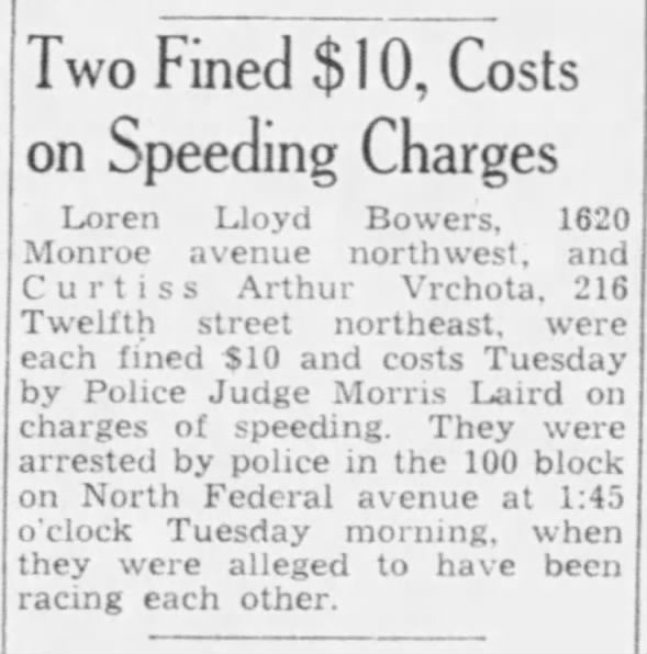 Clipping from Globe-Gazette